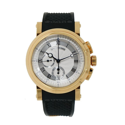 Pre - Owned Breguet Watches - Marine Chronograph in 18 Karat Yellow Gold | Manfredi Jewels