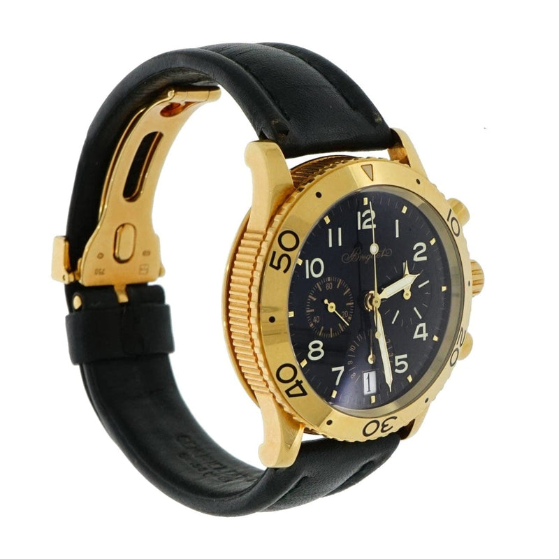 Pre owned Breguet Type Xx Transatlantique Chronograph In 18 Karat Yellow Gold Pre owned
