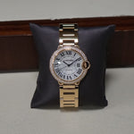 Pre - Owned Cartier Watches - Ballon Bleu 36mm diamond bezel on a bracelet | Manfredi Jewels
