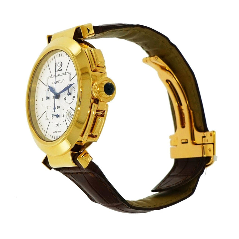Pre - Owned Cartier Watches - Pasha XL Chronograph in 18 Karat Yellow Gold | Manfredi Jewels