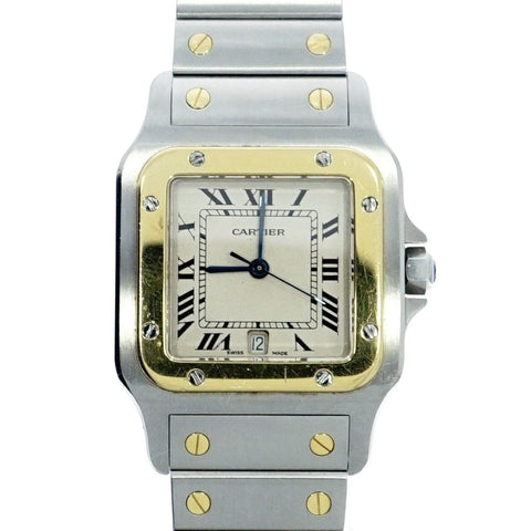 Santos Galbee Steel and Yellow Gold