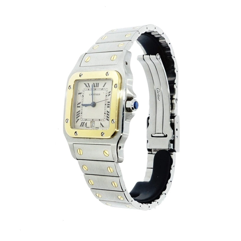 Pre - Owned Cartier Watches - Santos Galbee Steel and Yellow Gold | Manfredi Jewels