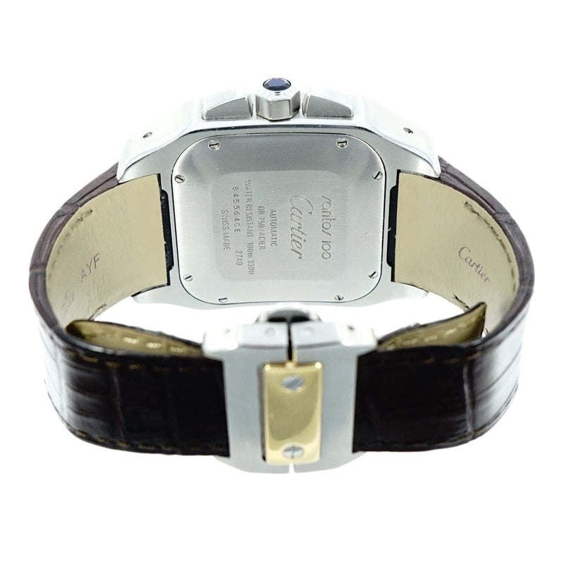 Pre owned cartier deals santos 100