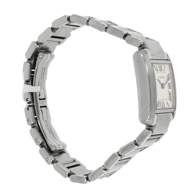 Pre - Owned Cartier Watches - Tank Francaise PM in Stainless Steel | Manfredi Jewels