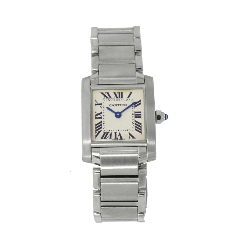 Pre - Owned Cartier Watches - Tank Francaise PM in Stainless Steel | Manfredi Jewels