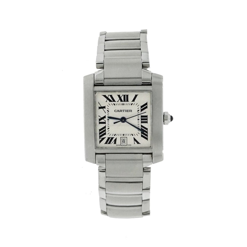 Pre - Owned Cartier Watches - Tank Francaise W51002Q3 in Stainless Steel | Manfredi Jewels