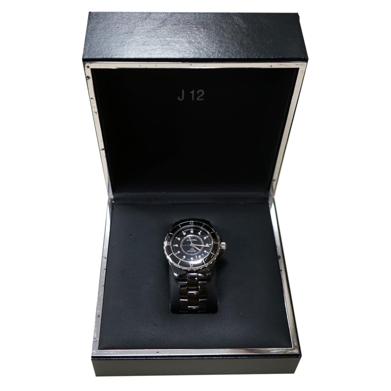 Pre-owned Chanel J12 Black Ceramic H1626 - Pre-owned Watches | Manfredi ...