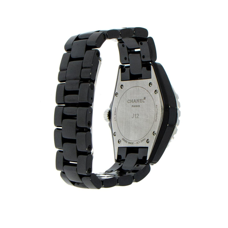 Pre - Owned Chanel Watches - J12 Black Ceramic H1626 | Manfredi Jewels