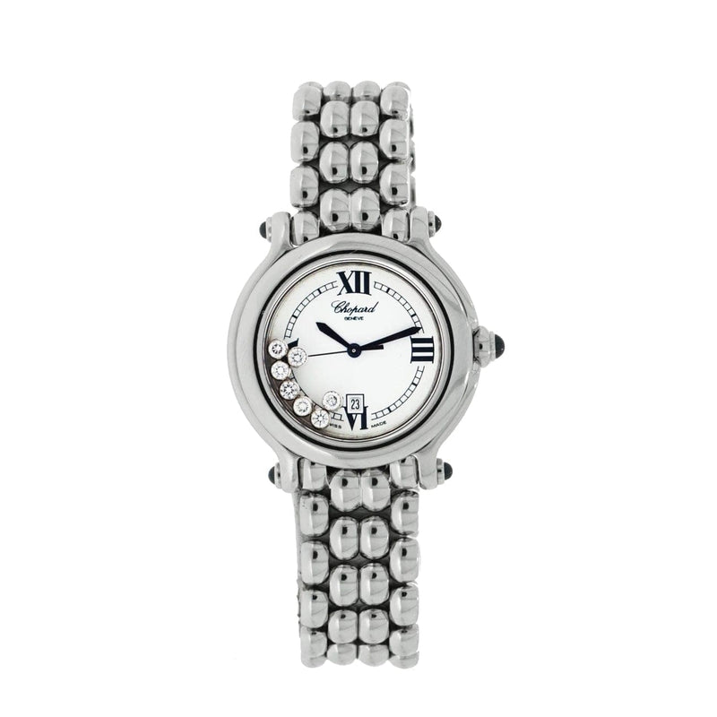 Pre-Owned Chopard Pre-Owned Watches - Happy Sport 32mm Stainless Steel | Manfredi Jewels