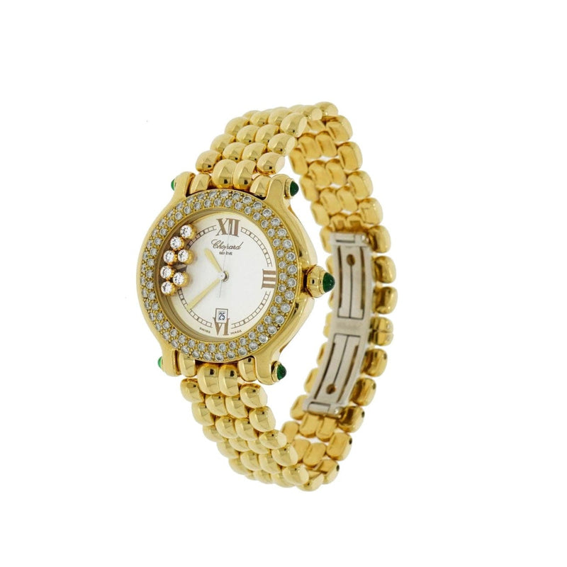 Pre - Owned Chopard Watches - Happy Sport in 18 Karat Yellow Gold | Manfredi Jewels