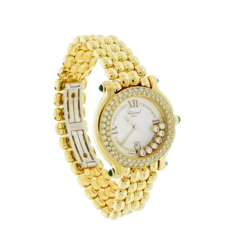 Pre - Owned Chopard Watches - Happy Sport in 18 Karat Yellow Gold | Manfredi Jewels