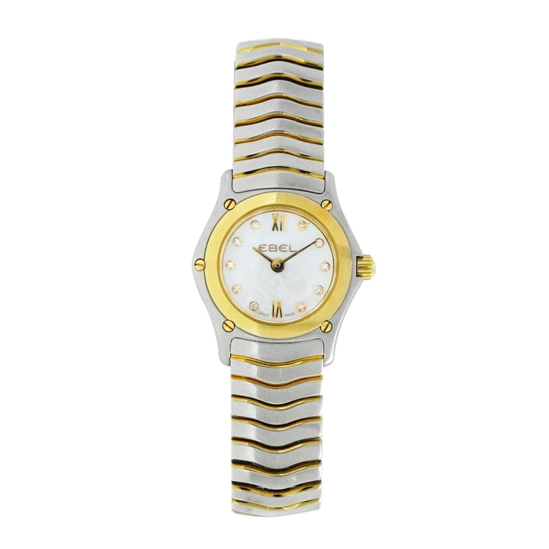 Pre-Owned Ebel Pre-Owned Watches - Ebel Sports Wave Stainless Steel and Gold | Manfredi Jewels