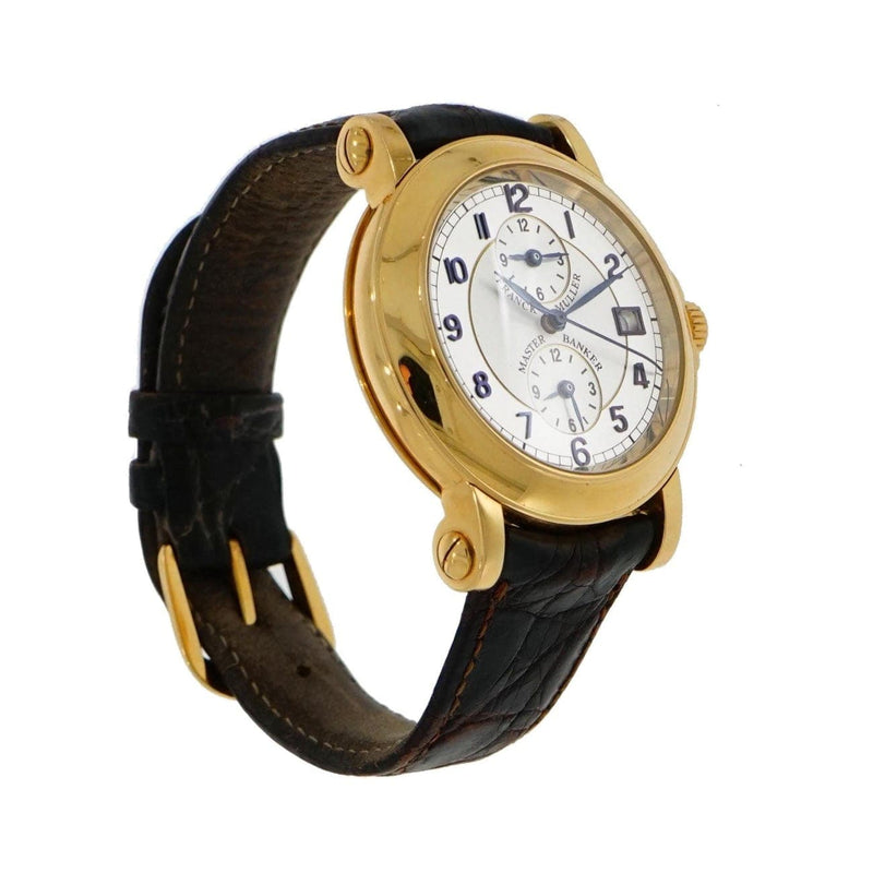 Pre - Owned Franck Muller Watches - Master Banker in 18 Karat Yellow Gold | Manfredi Jewels