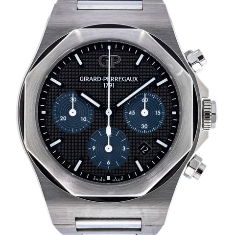 Girard-Perregaux Laureato Chronograph in Stainless Steel.