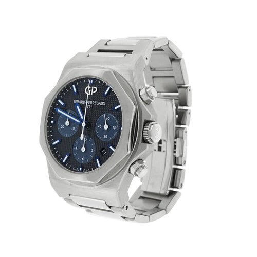 Pre-Owned Girard-Perregaux Pre-Owned Watches - Laureato Chronograph in Stainless Steel | Manfredi Jewels