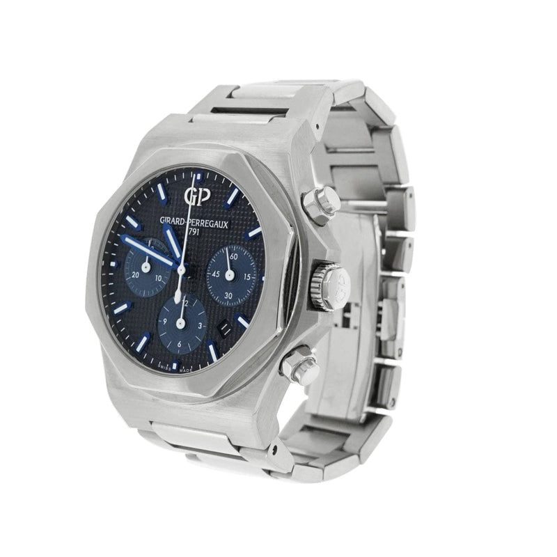 Pre - Owned Girard - Perregaux Watches - Laureato Chronograph in Stainless Steel | Manfredi Jewels