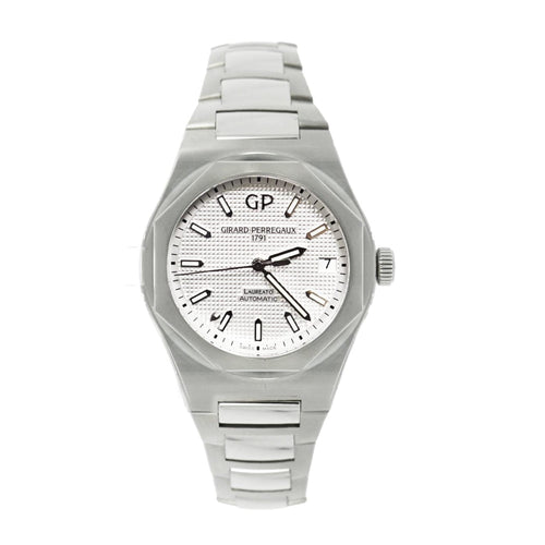 Pre-Owned Girard-Perregaux Pre-Owned Watches - Laureato in Stainless Steel | Manfredi Jewels