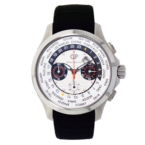Pre-Owned Girard-Perregaux Watches - Traveller WWT.C stainless steel | Manfredi Jewels