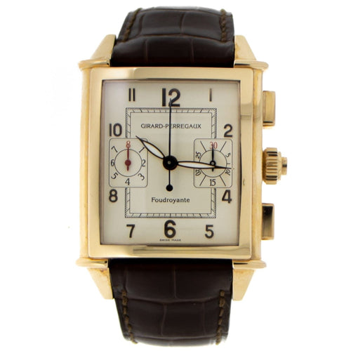 Pre - Owned Girard - Perregaux Watches - Vintage 1945 XXL Chronograph Foudroyante | Manfredi Jewels