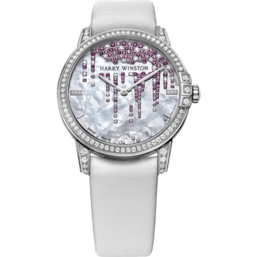 Pre - Owned Harry Winston Watches - Midnight Diamond Stalactites Automatic 36mm | Manfredi Jewels