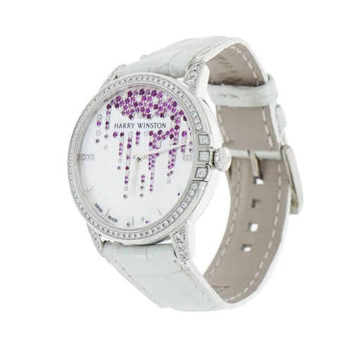 Pre - Owned Harry Winston Watches - Midnight Diamond Stalactites in 18 Karat White Gold | Manfredi Jewels