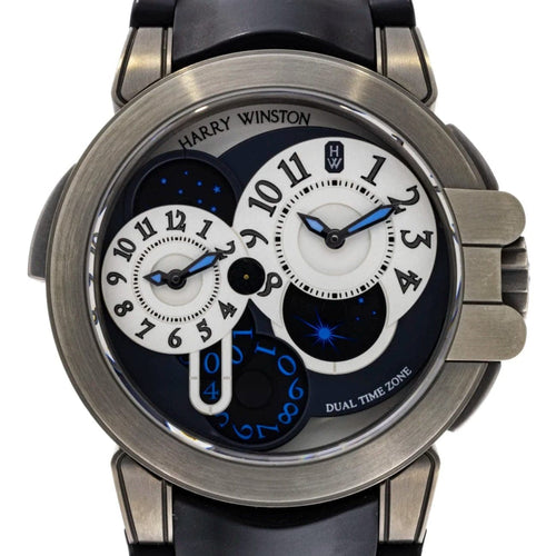 Pre-Owned Harry Winston Pre-Owned Watches - Ocean Dual Time Project Z. | Manfredi Jewels