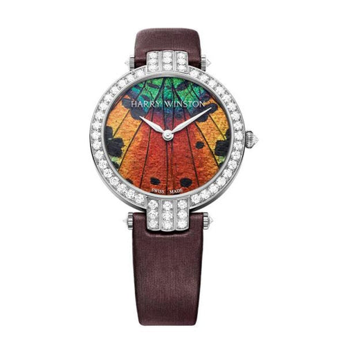 Pre - Owned Harry Winston Watches - Premier Precious Butterfly Automatic 36mm (PRNAHM36WW005) | Manfredi Jewels