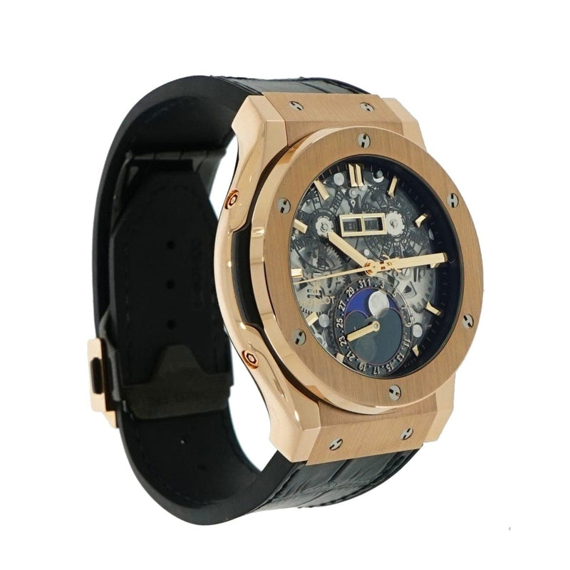 Pre - Owned Hublot Watches - Classic Fusion King Gold Aerofusion Moonphase | Manfredi Jewels