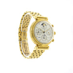 Pre - Owned IWC Watches - DaVinci Perpetual Calendar Chronograph Tourbillon with a Yellow Gold Bracelet | Manfredi Jewels