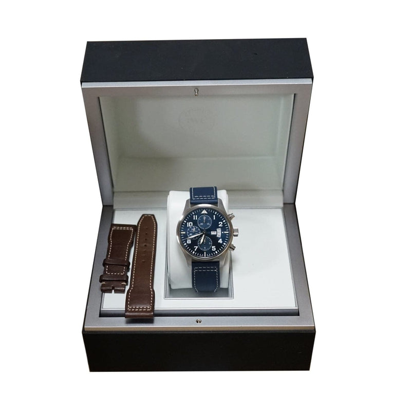 Pre-Owned IWC Pre-Owned Watches - Pilot Chronograph Le Petit Prince IW3777-06 | Manfredi Jewels