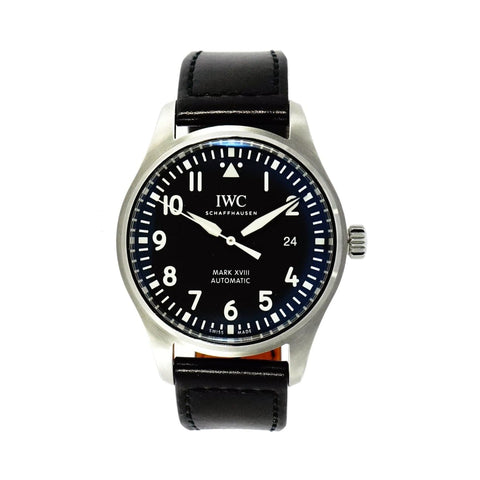 Pilots Mark XVIII Stainless Steel on a strap