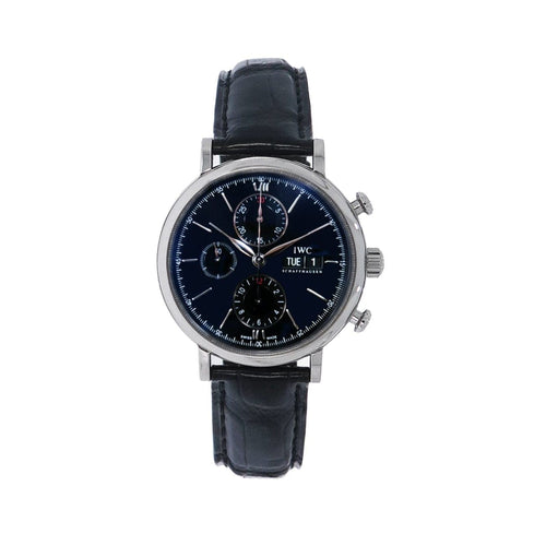 Pre - Owned IWC Watches - Portofino Chronograph Stainless Steel on a strap | Manfredi Jewels