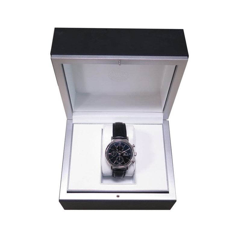 Pre-Owned IWC Pre-Owned Watches - Portofino Chronograph Stainless Steel on a strap | Manfredi Jewels