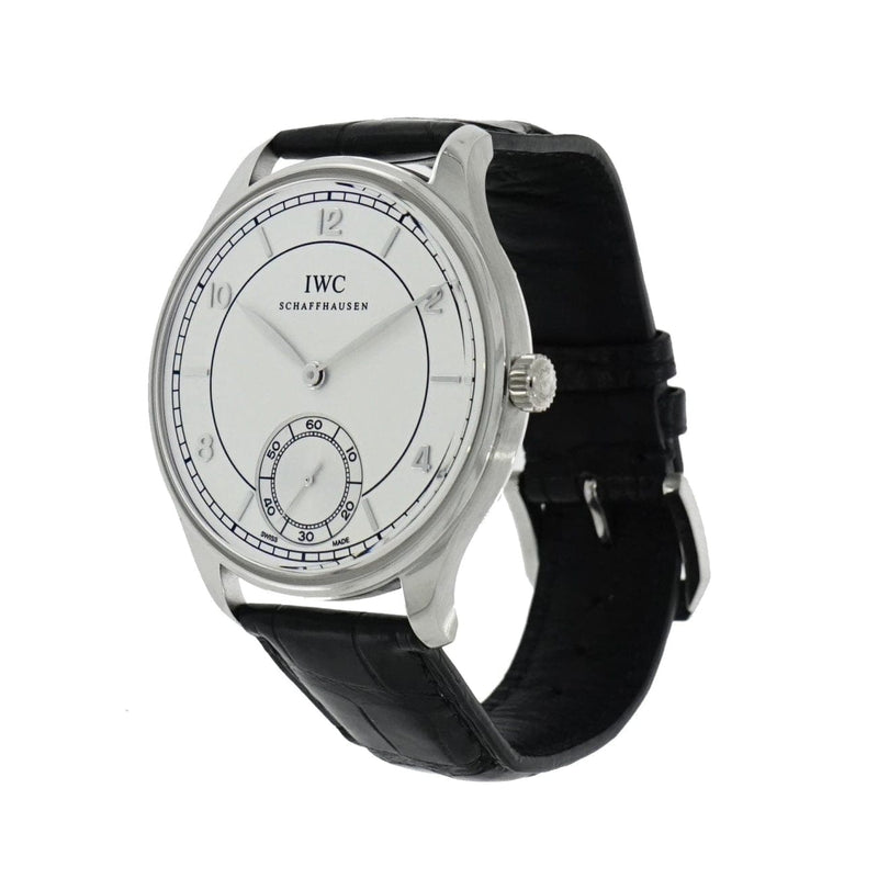 Pre - Owned IWC Watches - Vintage Portuguese IW 544505 in Platinum | Manfredi Jewels