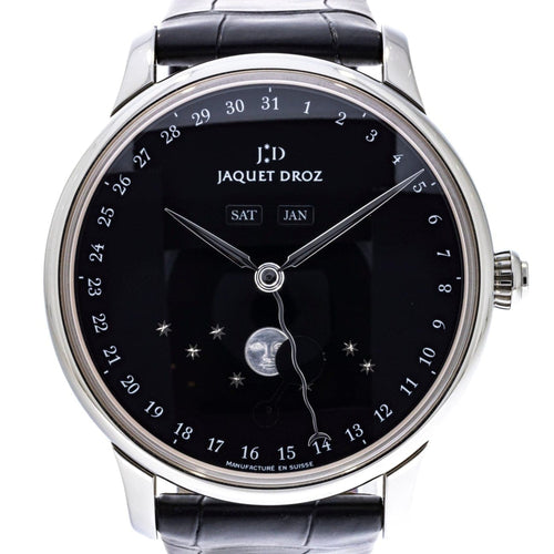 Pre - Owned Jaquet Droz Watches - Eclipse in Stainless Steel J012630270 | Manfredi Jewels