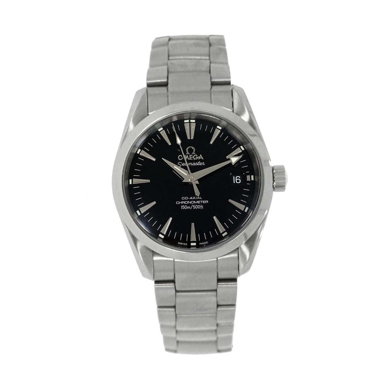 Pre owned omega aqua terra sale