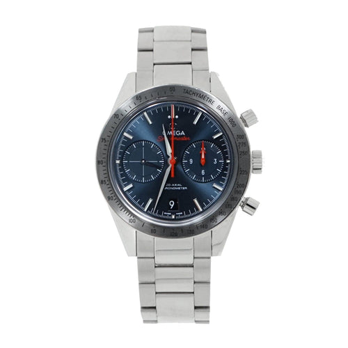 Pre - Owned Omega Watches - Speedmaster 57 co - axial chronograph stainless steel | Manfredi Jewels
