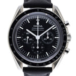 Pre - Owned Omega Watches - Speedmaster Professional Moon Watch Master Chronometer on a strap. | Manfredi Jewels
