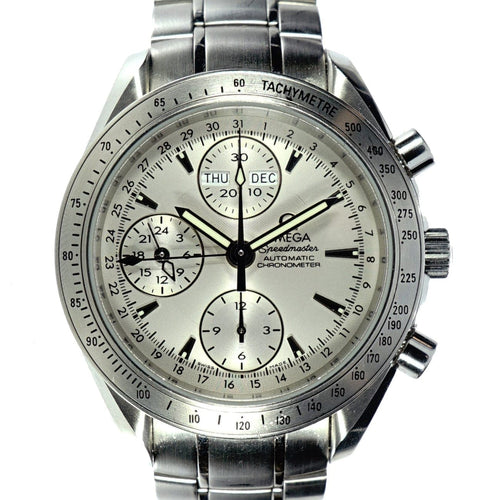 Pre - Owned Omega Watches - Speedmaster Triple Date Chronograph 40mm Stainless Steel | Manfredi Jewels