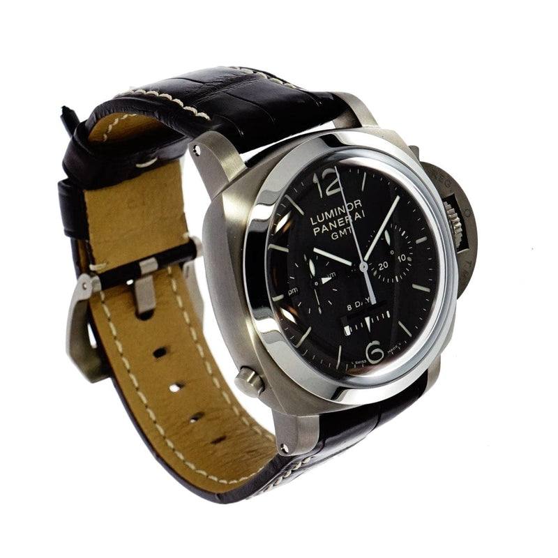 Pre - Owned Panerai Watches - Luminor Chronograph Monopulsante 8 days Power Reserve GMT PAM00311 | Manfredi Jewels