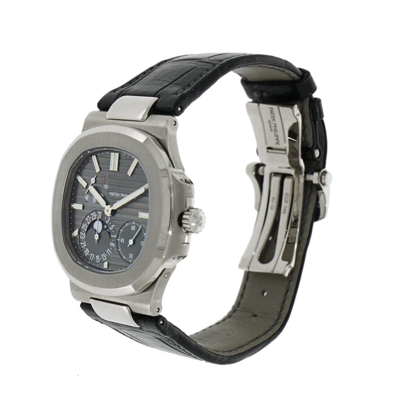 Pre-Owned Patek Philippe Pre-Owned Watches - Patek Philippe Nautilus 5712G-001 in White Gold | Manfredi Jewels