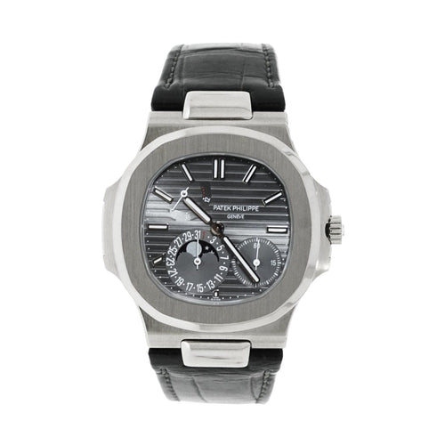 Pre - Owned Patek Philippe Watches - Nautilus 5712G - 001 in White Gold | Manfredi Jewels