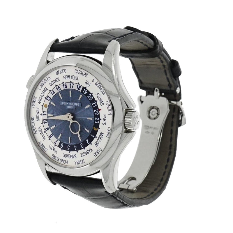 Pre - Owned Patek Philippe Watches - World Timer in Platinum 5130P - 001 | Manfredi Jewels