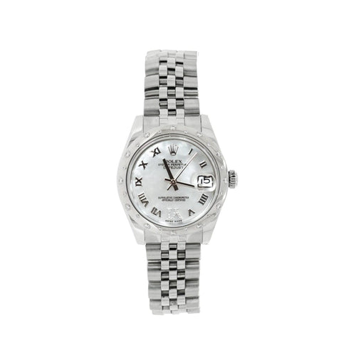 Pre - Owned Rolex Watches - Datejust Midsize in Stainless Steel 178344 | Manfredi Jewels