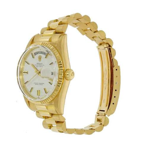 Pre - Owned Rolex Watches - Day - Date 36 mm in 18 karat yellow gold | Manfredi Jewels