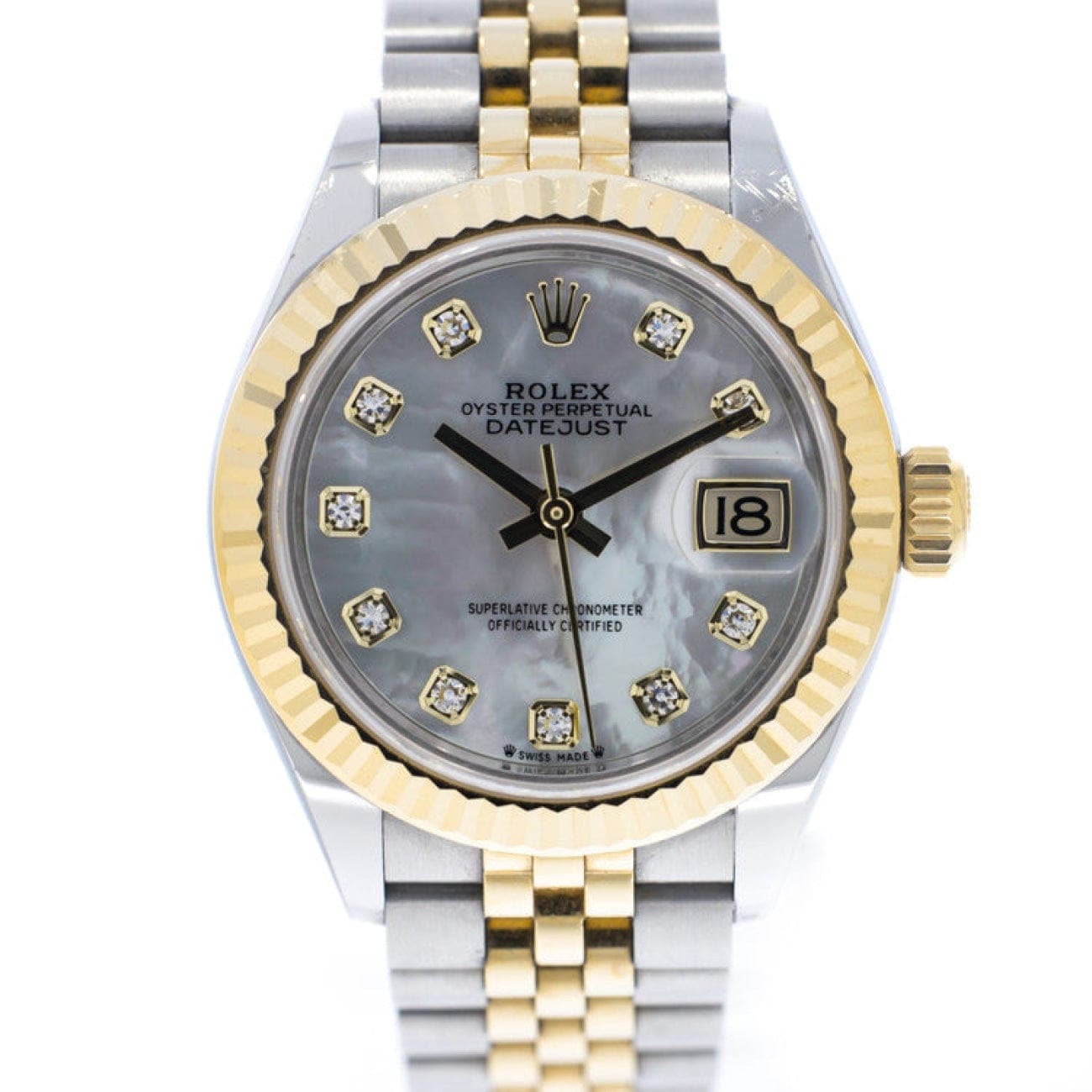 Pas på hale krigerisk Pre-owned Rolex Lady-datejust 28 - Mother Of Pearl - Pre-owned Watches |  Manfredi Jewels