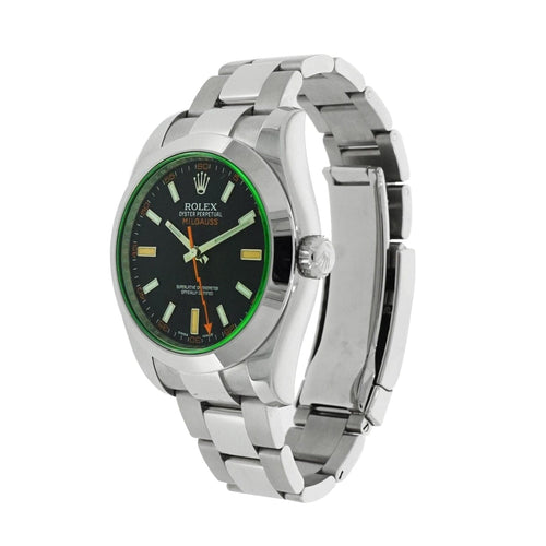 Pre - Owned Rolex Watches - Milgauss Stainless Steel M116400 | Manfredi Jewels
