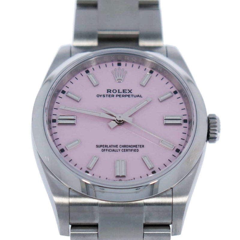Pre - Owned Rolex Watches - Oyster Perpetual 36 Candy Pink Dial | Manfredi Jewels