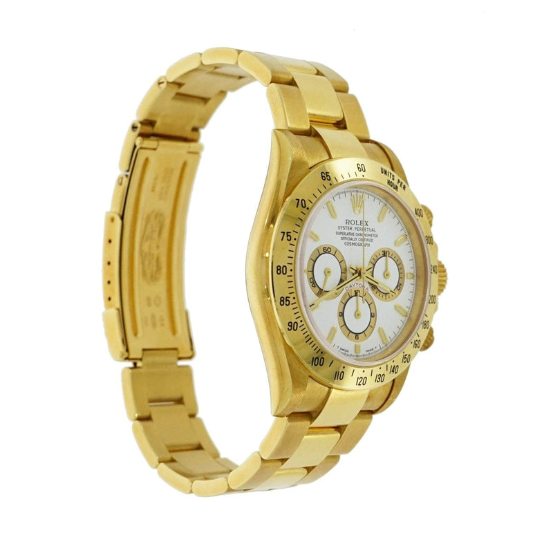 Rolex daytona 18 karat gold on sale