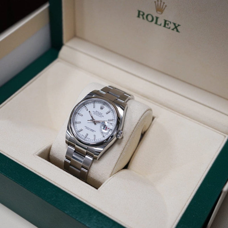 Pre - Owned Rolex Watches - Oyster Perpetual Datejust Roulette 116200 | Manfredi Jewels